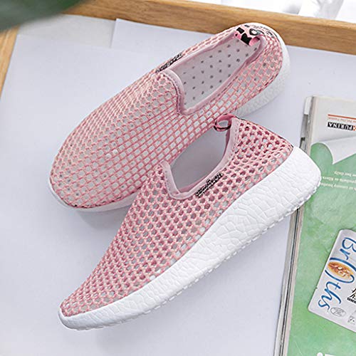 Turnschuhe Frauen Hollow Out Mesh Atmungsaktive Sommer Weiche Bequeme Slip On Schuhe - Image 8