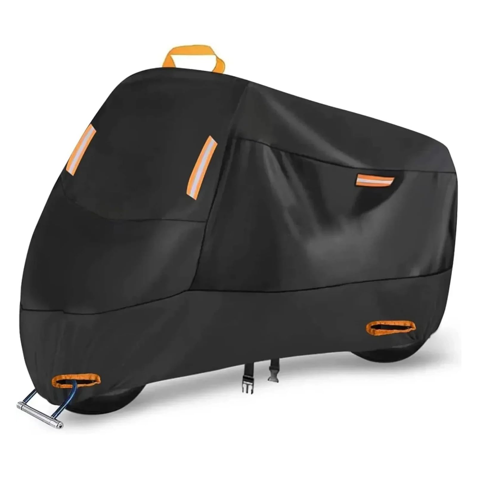 Funda para Motos para Motocicletas Scooters Cubierta Lona Impermeable para Exteriores Poliéster Engrosado Protección UV(4XL 2.95Mx1.1Mx1.4M)