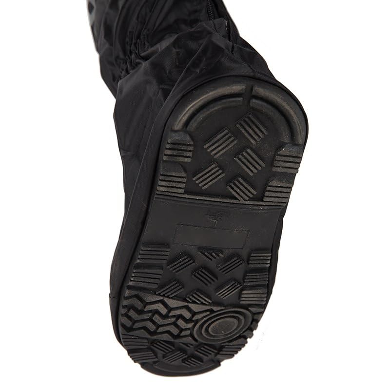 DXR TWISTER RUBBER Sur-Bottes Imperméables Moto Scooter Vélo | Sur-Chaussures Pluie Étanches | Élastiques Intégrés | Semelle Antidérapante TPR | 2XL