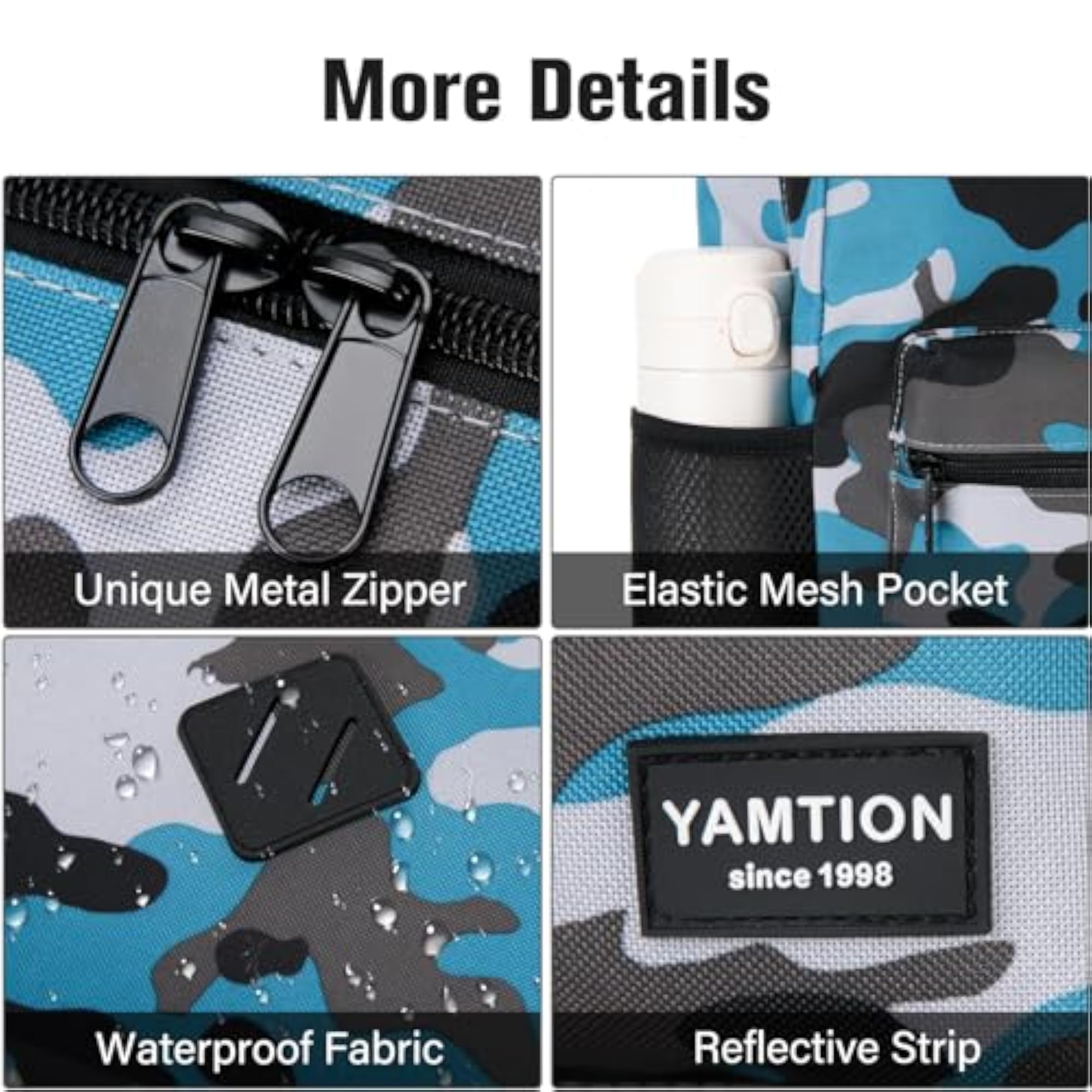 USB Charging School Backpack for Men and Teen Boys