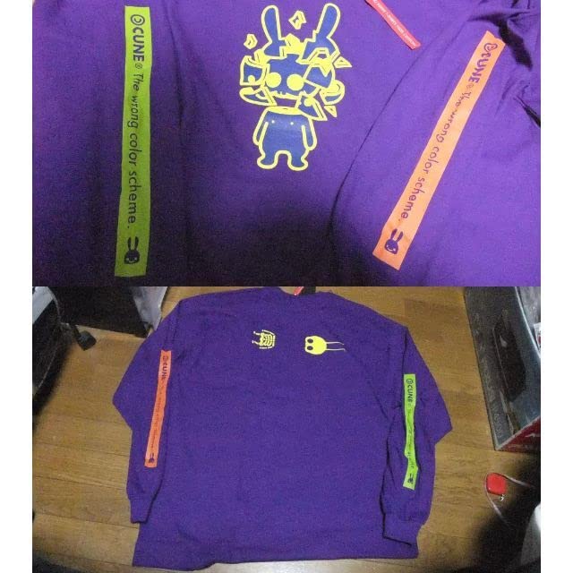 Amazon.co.jp: cune キューン うさぎ どくろ 武士 ロンT ロング T