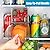Moretoes Fridge Organizer Bins, 3 Pack Refrigerator Organizer Bins Clear Stackable Storage Drawers, Kitchen Organization Cabinet, Pantry Organization and Food Storage Containers