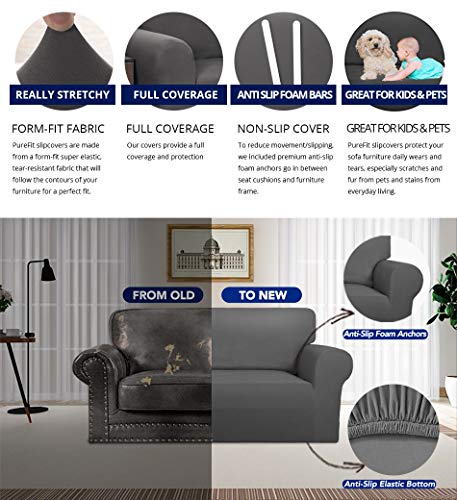 Couvre canape elastique universel housse extensible 4 places - 2
