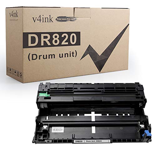 v4ink Compatible DR820 Drum Replacement for Brother DR-820 Drum Unit use with HL-L6200DW L6200DWT L5100DN L6300DW L5200DWT L5200DW MFC-L5850DW MFC-L5900DW L6700DW L5800DW L5700DW Printer NOT