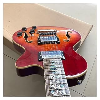 AMINIY Guitare électrique Touche d’érable en Acajou Panneau en Palissandre 12 Cordes Guitare électrique Jazz (Color… - Les Beatles, Paul McCartney, John Lennon, RIngo Starr, George Harrison AMINIY Guitare électrique Touche d'érable en Acajou Panneau en Palissandre 12 Cordes Guitare électrique Jazz (Color… – Image 5