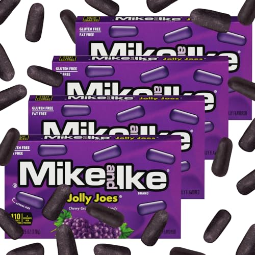 Mike and Ike Candy Jolly Joes, pack de 4 cajas miniatura 1