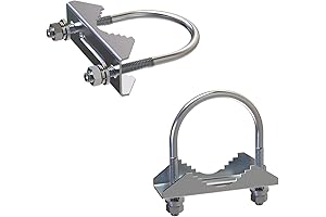 Aimeboost Antenna Mount Clamp U-Bolt Mounting Hardware