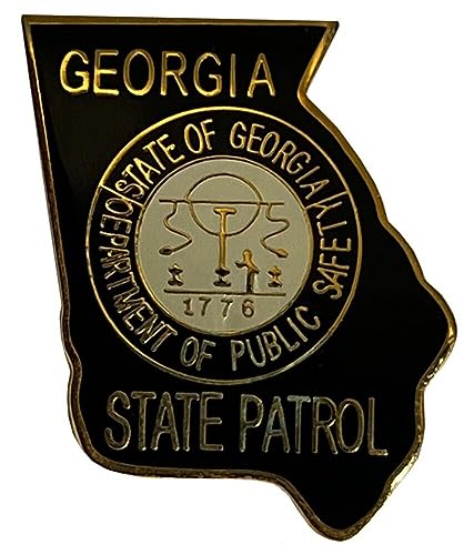 Georgia State Patrol Patch Hat Cap Lapel Pin POP-010 (1)