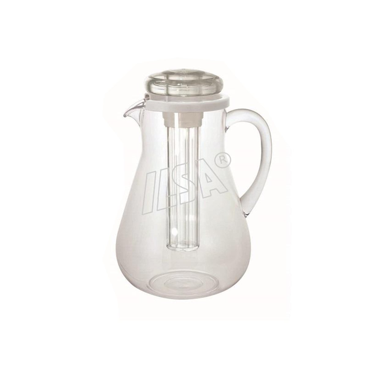 ILSA CARAFFA "SMERALDA" C/COPERCHIO E REFRIGERATORE LT. 2 POLICARBONATO
