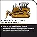 Diecast Masters CAT Caterpillar D6 XE LGP Track Type Tractor Dozer with VPAT Blade and Operator High Line Series 1/50 Diecast Model 85554