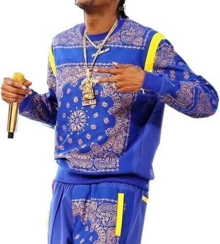 Vista 3 de Lavish Jackets Chándal de medio tiempo del Super Bowl Chándal azul