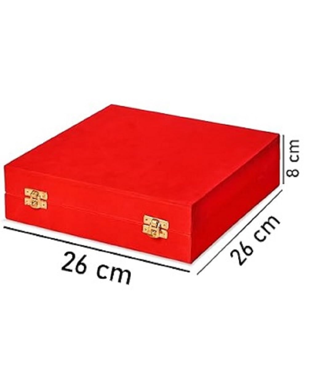 Brass Pooja Thali Set - 7 Piece Gift Box -4