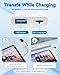 YOFEEPOP USB C to USB Camera Adapter with 30W PD Charging Port, OTG Cable Compatible with for iPhone 17/16/15 iPad Android Phone Tablet, USB 3.0 Female for Flash Drives, Keyboards, Mice, and More