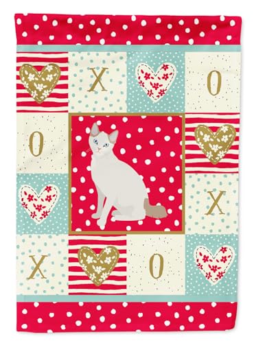 Korean Bobtail cat flag en canevas résistant aux intempéries