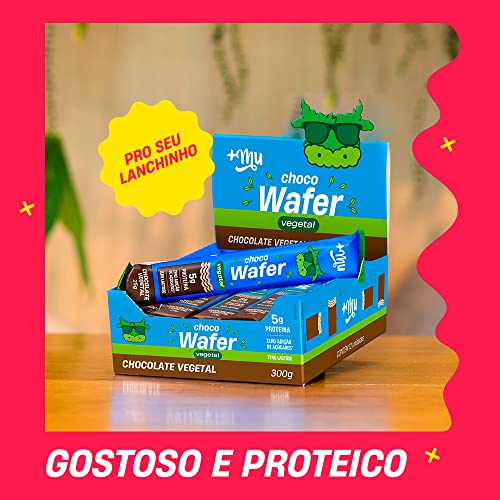 +Mu Chocowafer Proteico Vegetal Sabor Chocolate - 25g