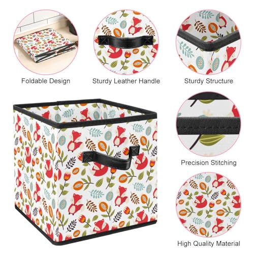 Cube de rangement pliable avec poignées robustes pour optimiser les placards de la maison