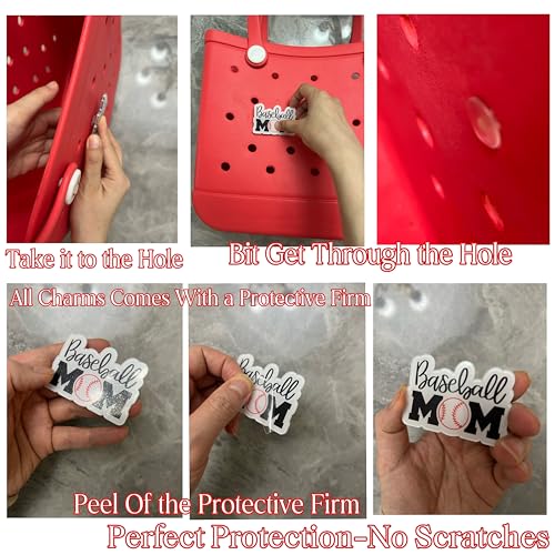 Image of 3 Pcs Bogg Bag Charms - Toe Rubber Beach Bag Accessories For Women & Teen Girls