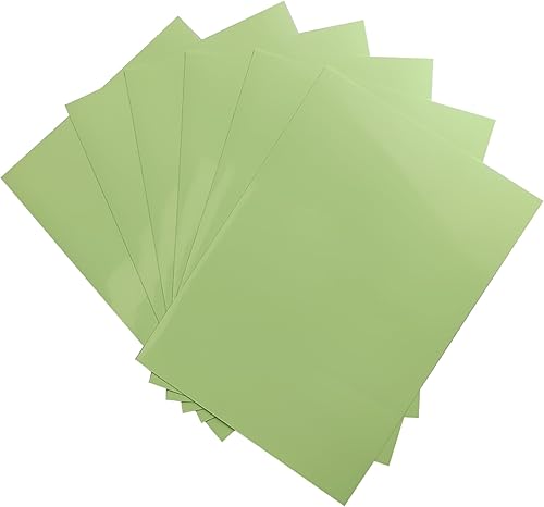 Miniatura 3 de Papel adhesivo imprimible que brilla en la oscuridad, 8.5 x 11 pulgadas, 5 hojas de papel adhesivo de vinilo resistente al agua luminoso para