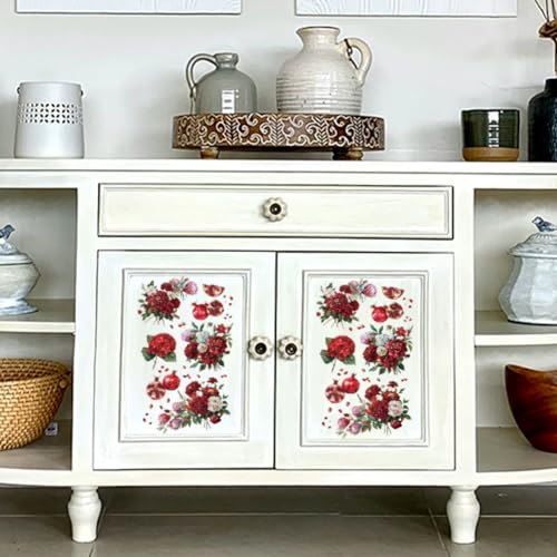 Calcomanías decorativas OLYCRAFT de 6 x 12 pulgadas con diseño King Protea 7