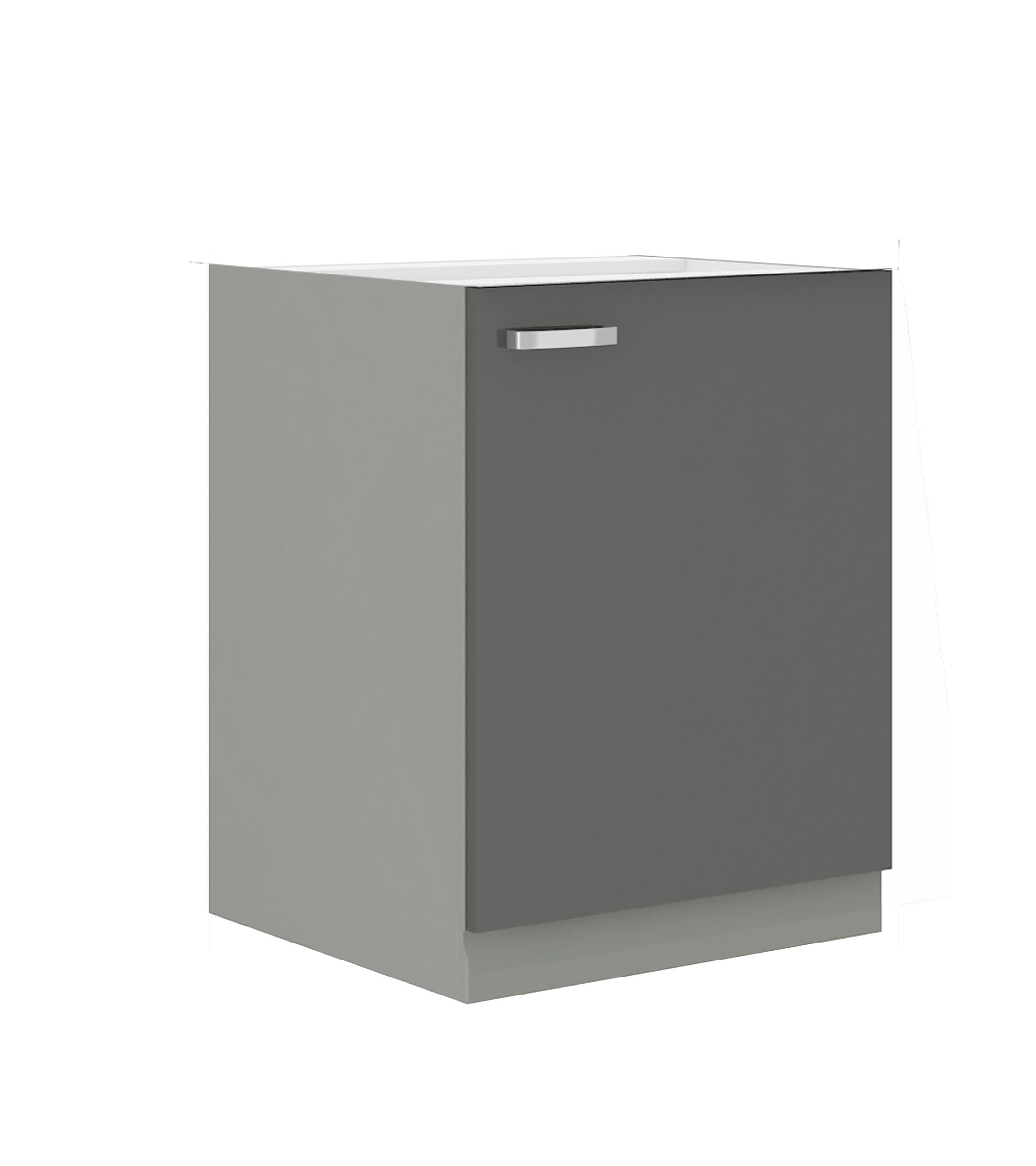 Kuechen-preisbombe Küchen Unterschrank 60 Hochglanz Grau Küchenzeile Küchenblock Küche Grey Bianca
