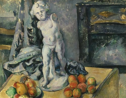 Impression prints Cézanne Nature morte à l'Amour en plâtre grand format 60x90