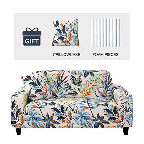 JOYDREAM Funda de Sofa 3 plazas, Funda Elasticas para Sofá, Funda de Sofá Ajustables, Funda Sofa Estampadas con 1 Funda de Cojín,...