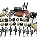 ZHX Weapon Pack Military Weapon Accessories Army Guns Simulate Battle Building Blocks Brick Toys for Kids