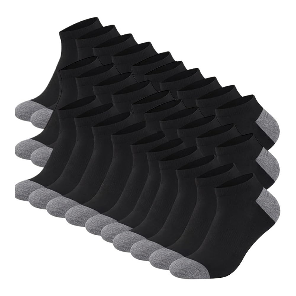 Chaussettes de sport basses pour baskets style blocs de couleurs homme