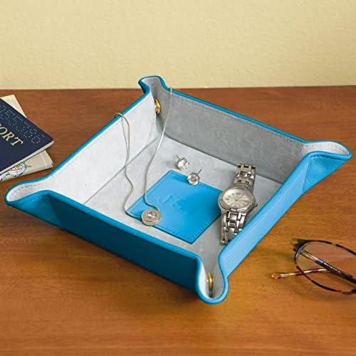 Leather Travel Valet Tray