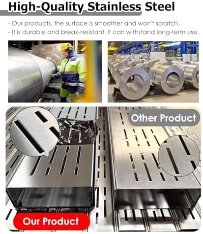 Stainless Steel Drainage Channel with Metal Grate Efficient Outdoor and Garage Floor Drainage System Heavy-Duty Waterproof Solution for Homes and Businesses
