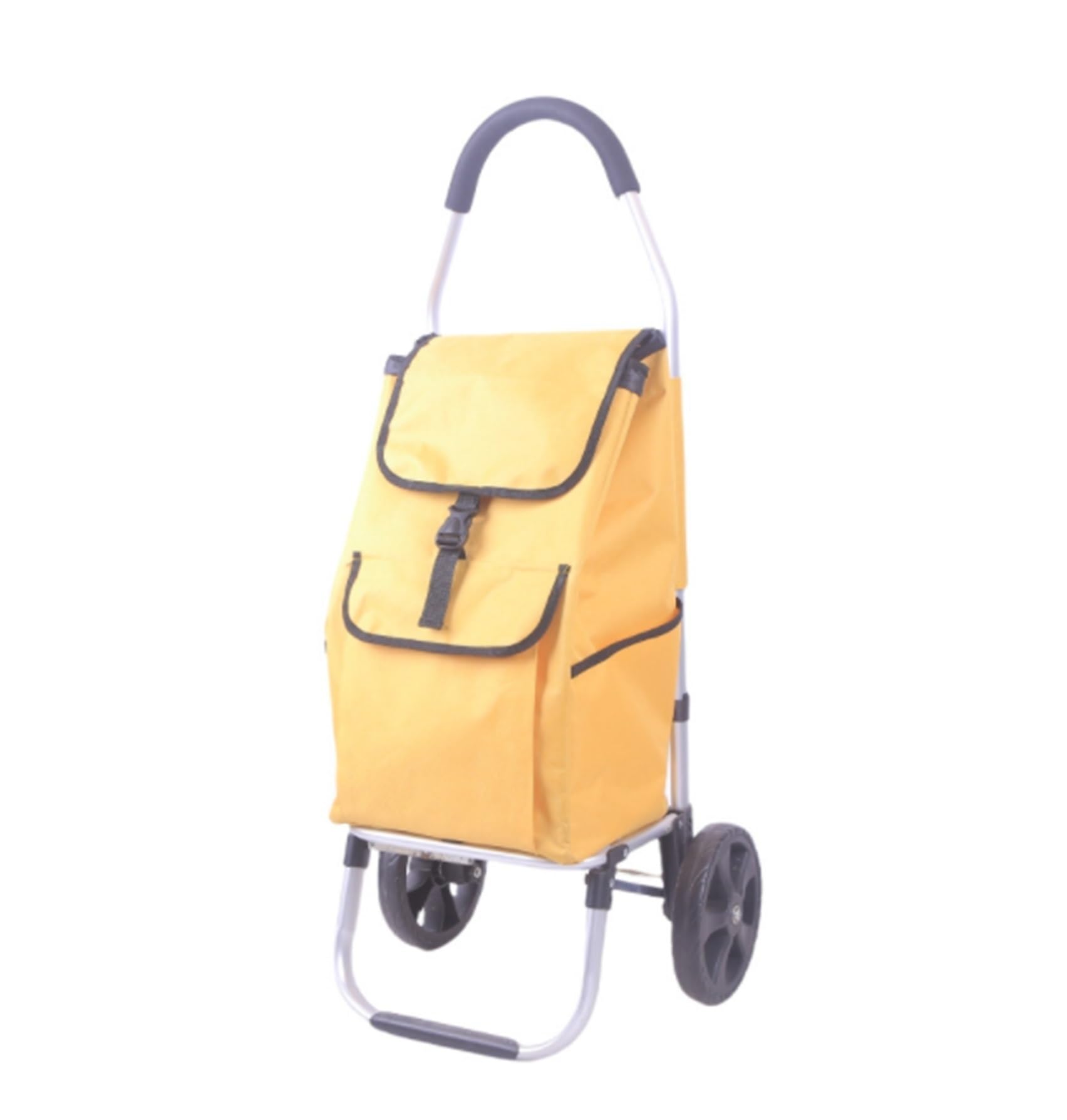 Shopping Trolley Folding Shopping Cart With Two Wheels Trolley For Buying Food And Groceries Utility Cart