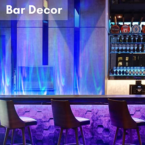 Kitvona Kinetic Rgb Led Gaming Lights Bar For Room, Home, Wall Light For Bedroom, Romatic Ambient Lighting, Ocean Wave Lights Aurora Projector Lamp With 16 Dynamic Color #TOP6