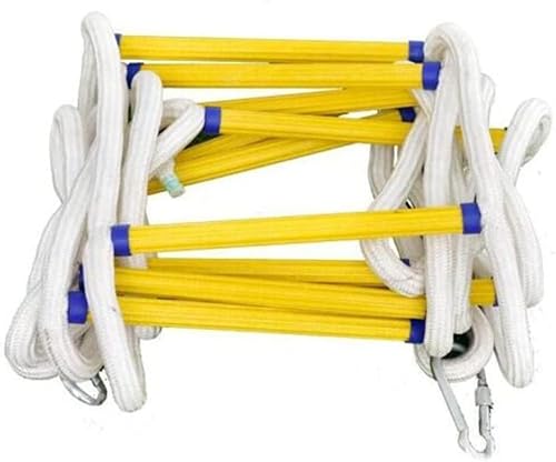 Fire Escape Ladders Rope Ladder Emergency Fireproof Rescue(10M/33Ft)