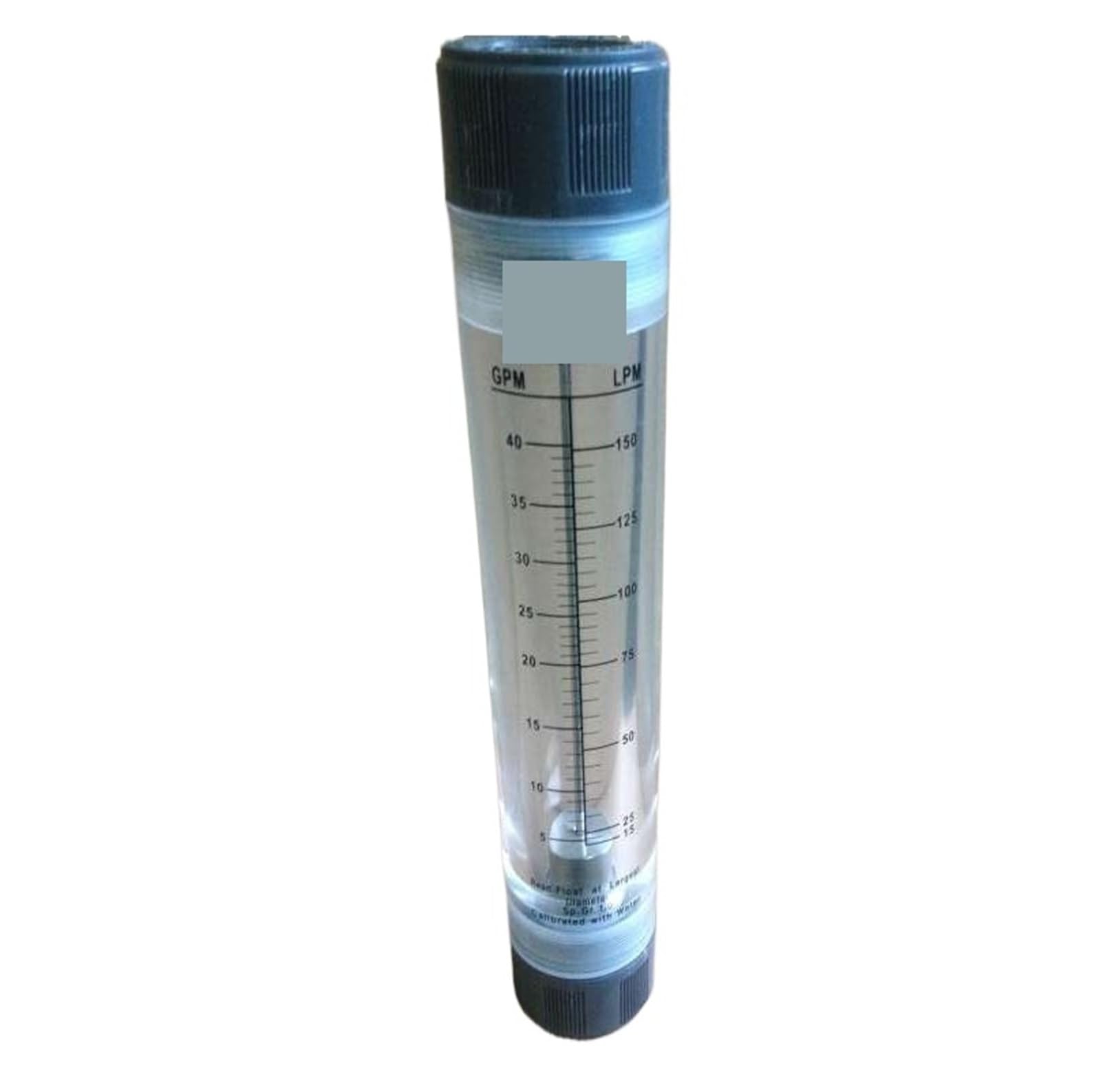 Débitmètre d'eau de haute précision LZM-40G avec connecteur en inox durable