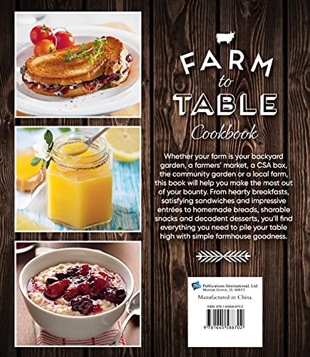 Farm To Table Cookbook: Seasonal Recipes Made With Farm-Fresh Ingredients #TOP1