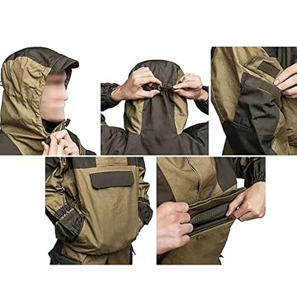 Men Tactical Bdu Combat Uniform Shirt en Broek Pak Voor Leger Jacht Krimpbestendige Training Hele Set Verzet Scheurt Strijdpak,Bruin,07