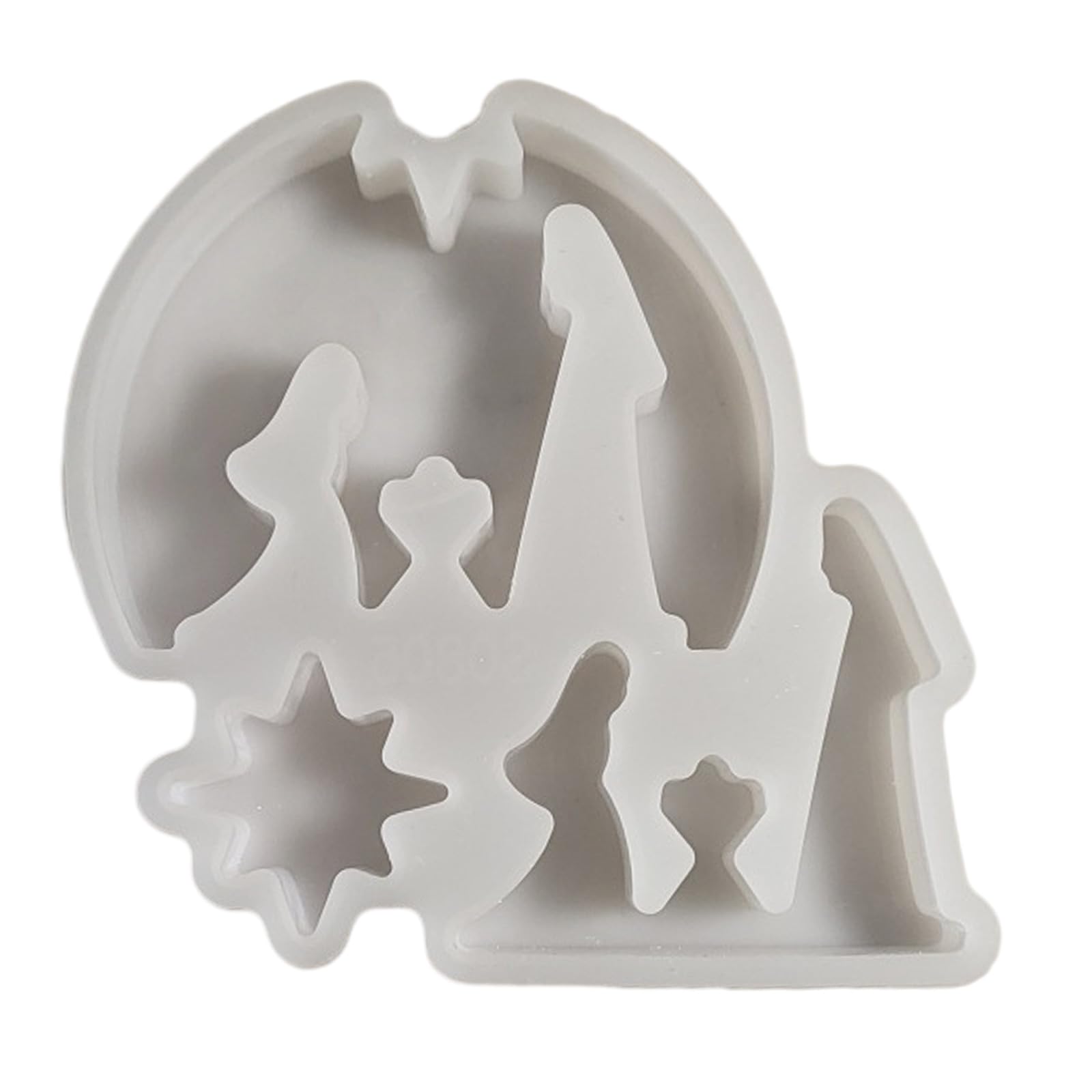 Kalttoy Religious Themed Resin Silicone for Epoxy Resin Christmas Decoration Chocolate Fondant Molds for Desserts Candy Epoxy