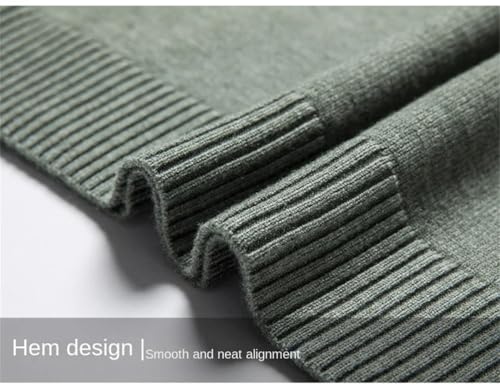 Men V-Neck Long Sleeve Sweater Men's Warm Casual Slim Fit Pullover Casual Dress Sweater4