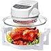 SKED Freidora de Aire sin Humo Horno Lightwave, Horno pequeño Giratorio Hogar Inteligente Horno eléctrico sin Humo, hogar y Cocina