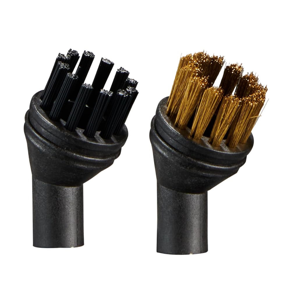 1 x Nylonbürste und 1 x Metall-Scheuerbürste für GOEHNER'S Dampfreiniger