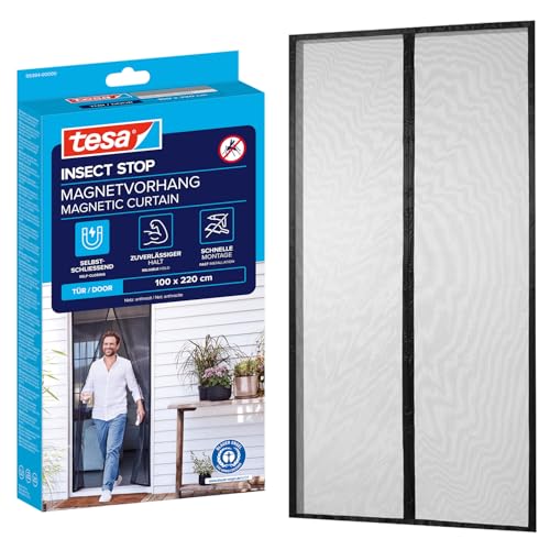 tesa INSECT STOP Tenda Magnetica - 2,2 m x 1,0 m - Grigia