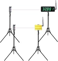 Vista 8 de Wireless Laser Timer for Sprints, Stopwatch for Track 40 60 Yard Dash, Laser Sprint Timer System, Race Clock for Running/Track Field/Speed Tranning