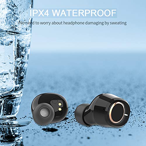 Andoer Fone de ouvido sem fio Lenovo X18 BT 5.0 TWS Fone de ouvido esportivo à prova d'água Fone de