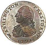 RESTRIKE Bespoke Souvenirs, seltenes Antike USA USA Washington, President 1791 Year Baker, 15 Kleine Adler, großartige One Cent Münze