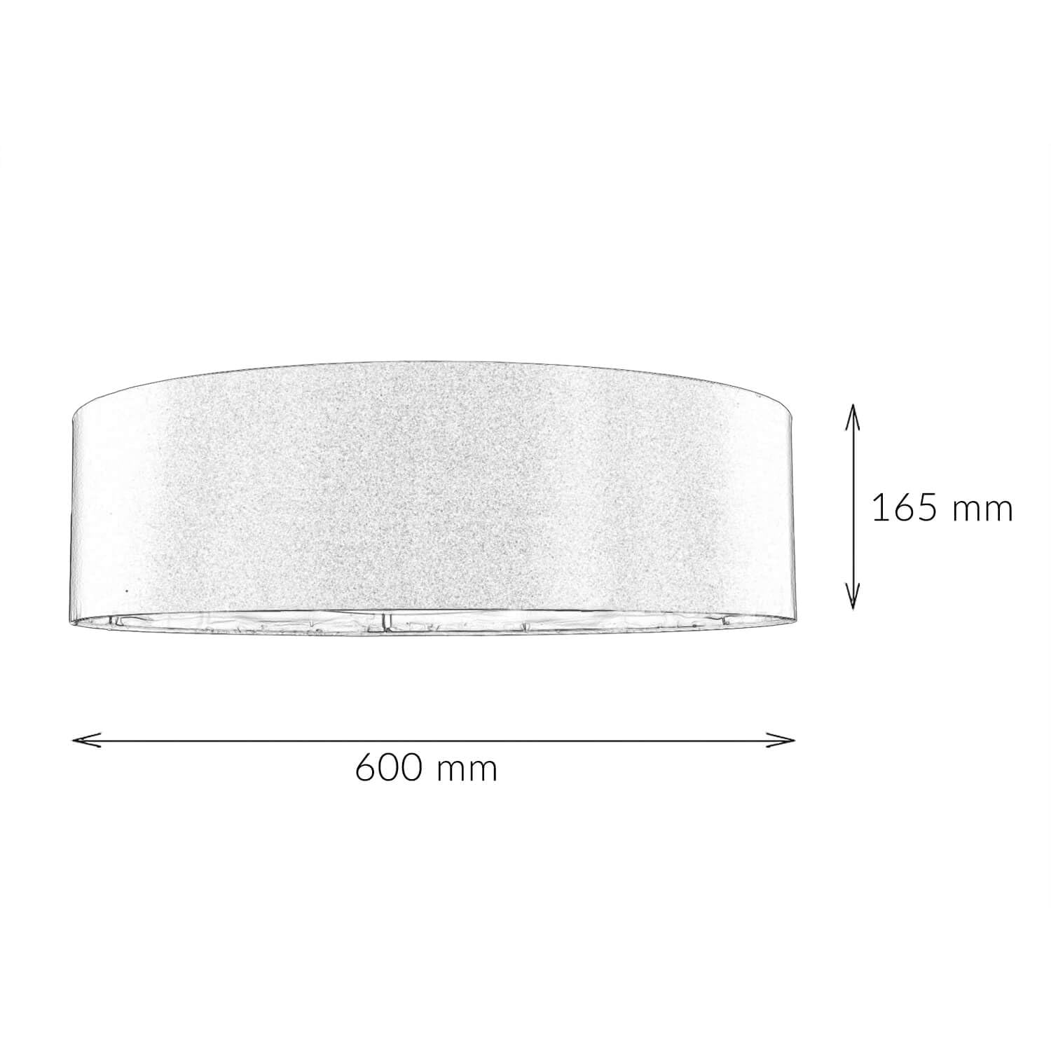 Licht-Erlebnisse Runde Deckenleuchte VALASCO Grün Gold Stoffschirm Ø60cm 3-flammig E27 dekorative Deckenlampe Wohnzimmer Esszimmer