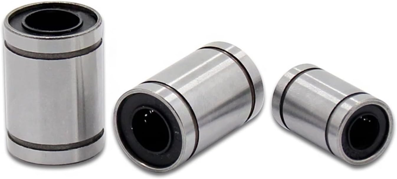 LANGshaw 10pcs Linear Ball Bearings Shaft Ball Bushings LM12LUU LM10LUU LM6UU LM8UU LM10UU LM12UU LM20UU LMS8UU CNC for 3D Printer (Color : 10PCS, Size : LMS8UU (8x15x17))