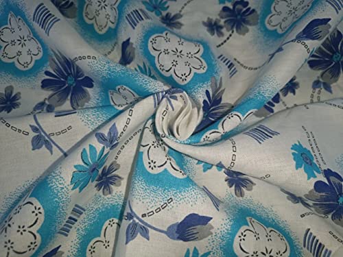 Tissu lin floral anti-transpiration pour vêtements légers