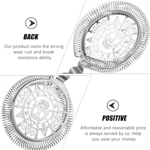 Colador de hielo de acero inoxidable y diseño portátil resistente 4
