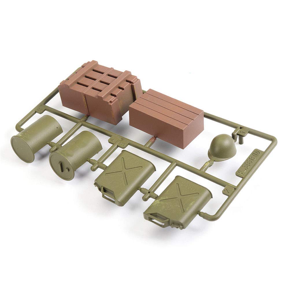 Pour réservoir 1/16 3898-1 USA M4A3 RC Tank Plastique Accessoires Pièces Sac