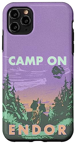 Coque iPhone 11 Pro Max Star Wars Camp On Endor idée cadeau originale pour geek